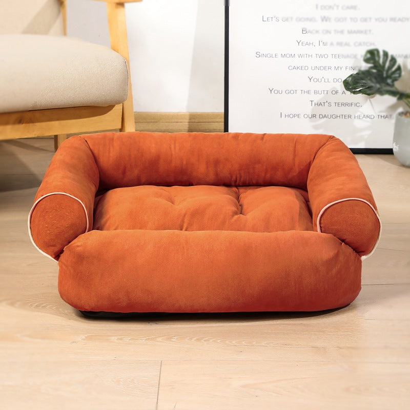 Comfortable dog sofa in several colors and sizes