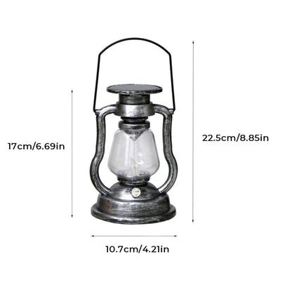 Led solar light retro kerosene lamp