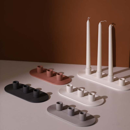 Ceramic candlestick