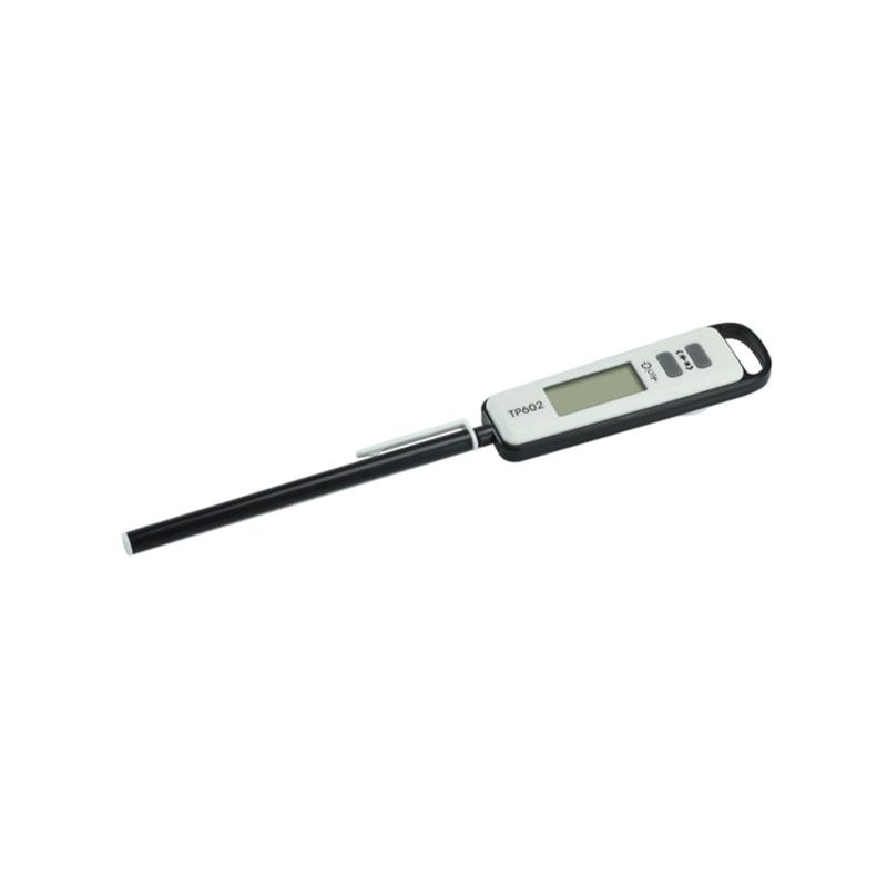 Food thermometer with instant reading and long probe