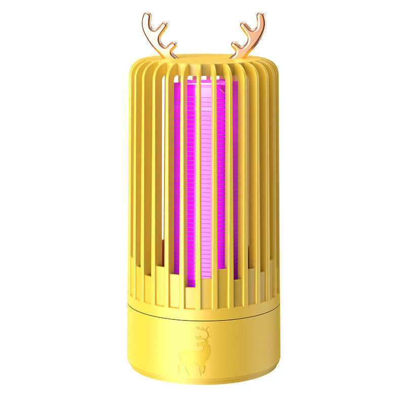 Mosquito lamp with ultraviolet technology and antler decoration