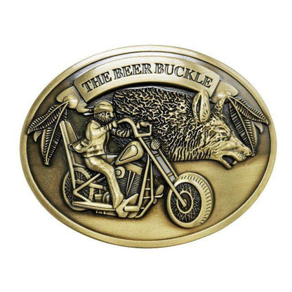 Beer belt buckle - stylish &amp; practical beer holder