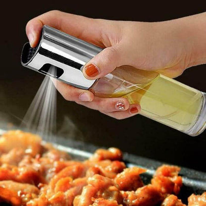 Oil spray bottle in glass - light and multifunctional