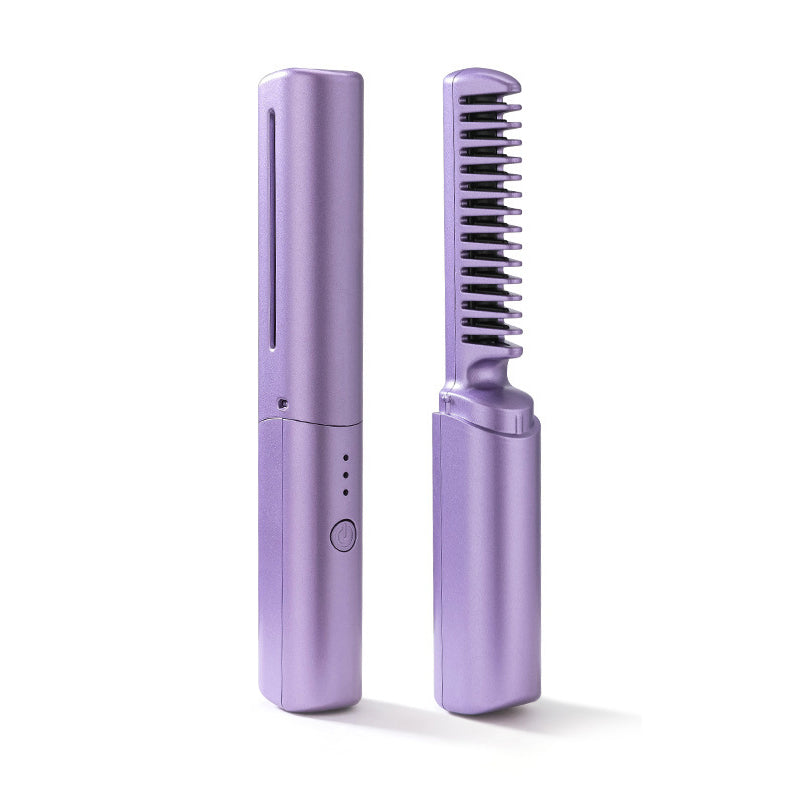 Rechargeable mini hair straightener - portable and efficient