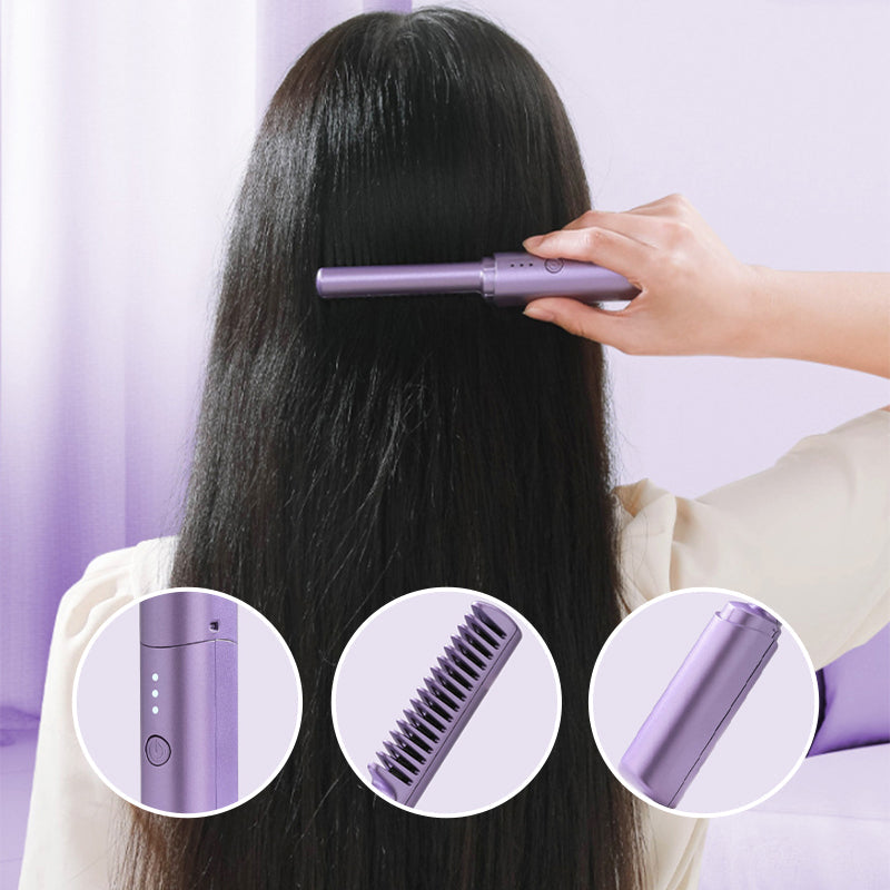 Rechargeable mini hair straightener - portable and efficient