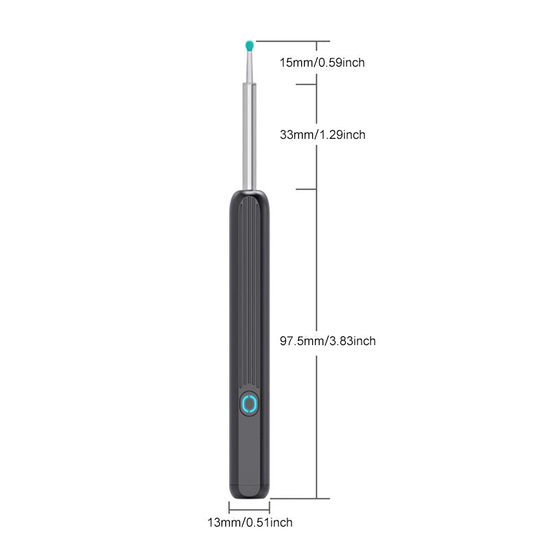 Ear wax remover with HD camera and app