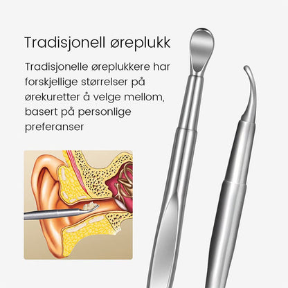 Stainless steel earwax removal set - 6 pieces