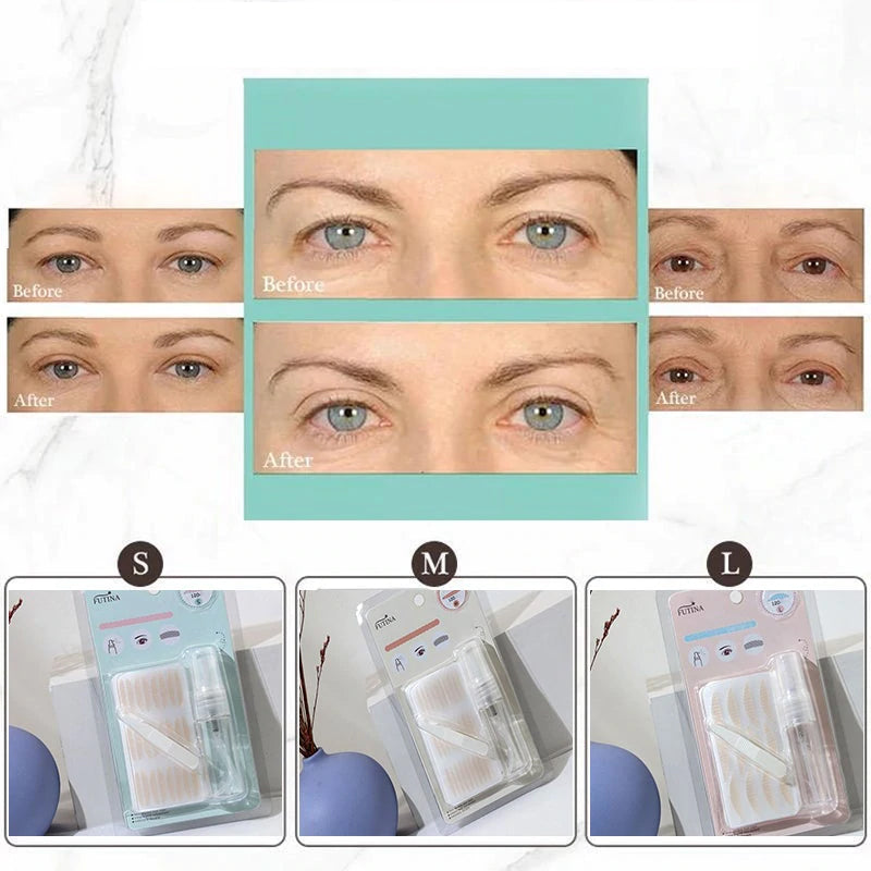 Eye lift sticker for natural and youthful eyes