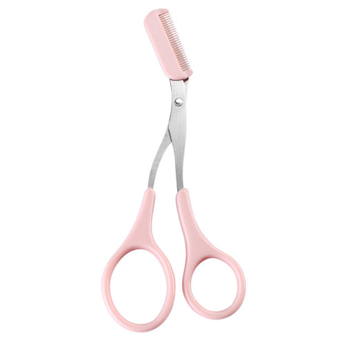 Eyebrow scissors with comb for precise trimming