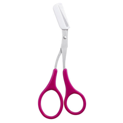 Eyebrow scissors with comb for precise trimming