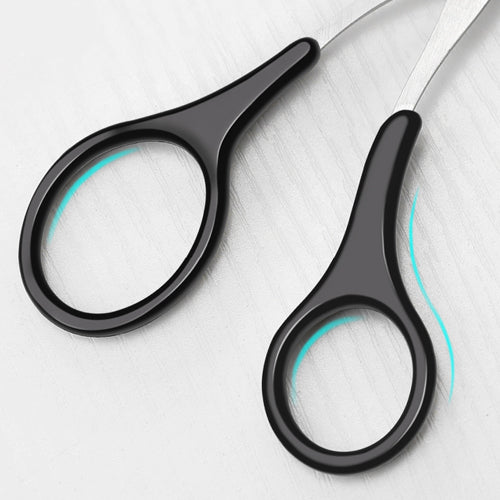 Eyebrow scissors with comb for precise trimming