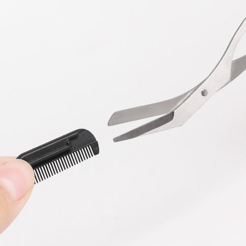 Eyebrow scissors with comb for precise trimming