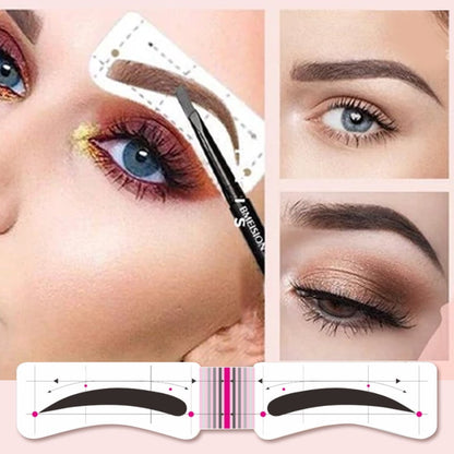 Eyebrow stencils - 12 styles for perfect brows