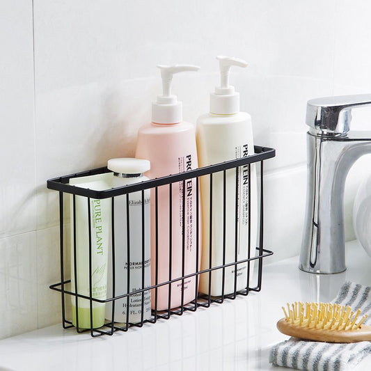 Bathroom basket in stainless steel