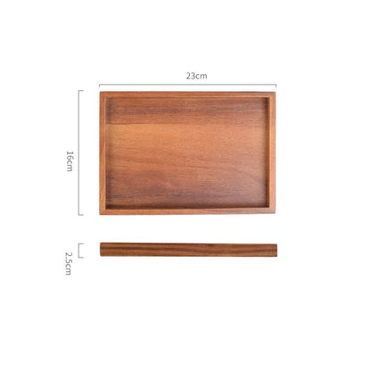 Modern wooden serving tray