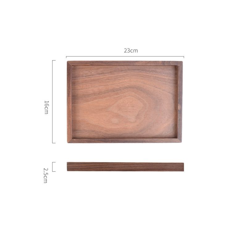 Modern wooden serving tray