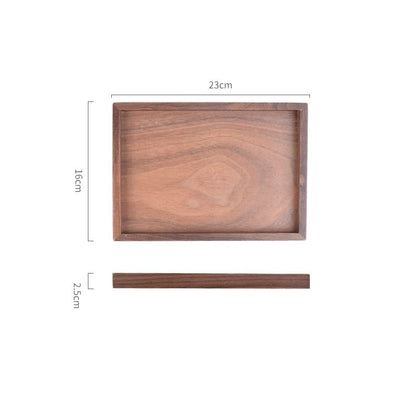 Modern wooden serving tray