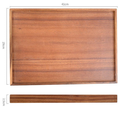 Modern wooden serving tray