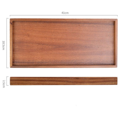 Modern wooden serving tray