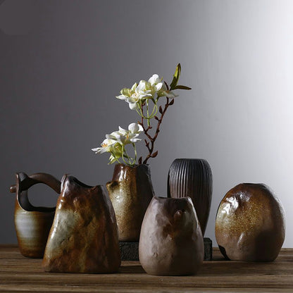 Small ceramic vases