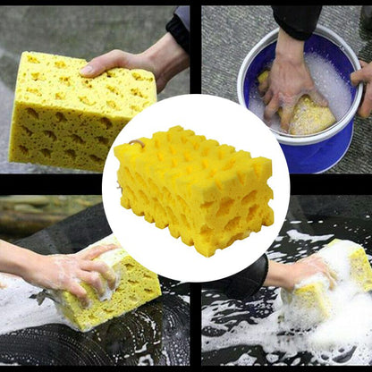 Large absorbent sponge for efficient cleaning