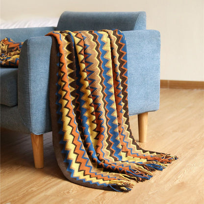 Knitted blankets in lovely patterns