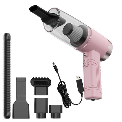 Three-in-one car vacuum cleaner with aromatherapy