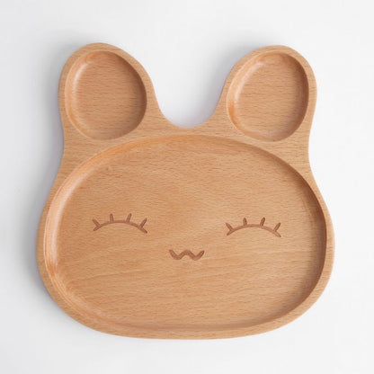 Children's wooden plate