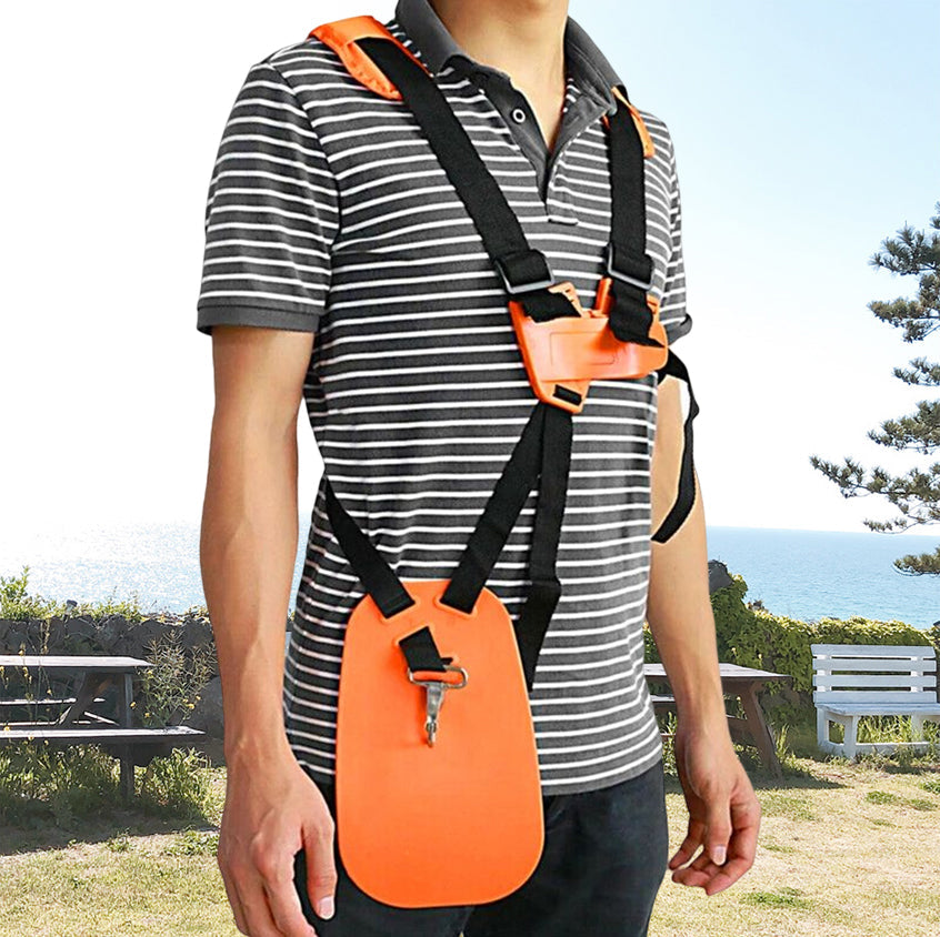 Trimmer shoulder strap for light gardening