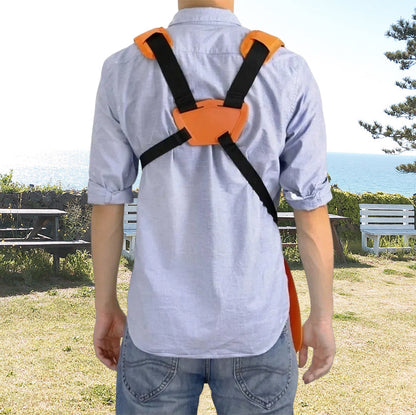 Trimmer shoulder strap for light gardening