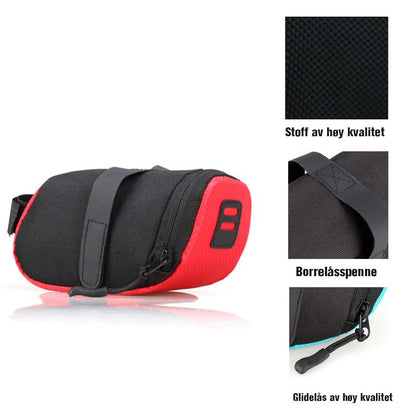 Water-resistant bike bag for the rear