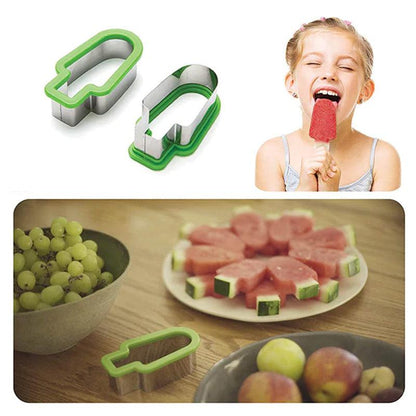 Watermelon slicer in ice cream on a stick