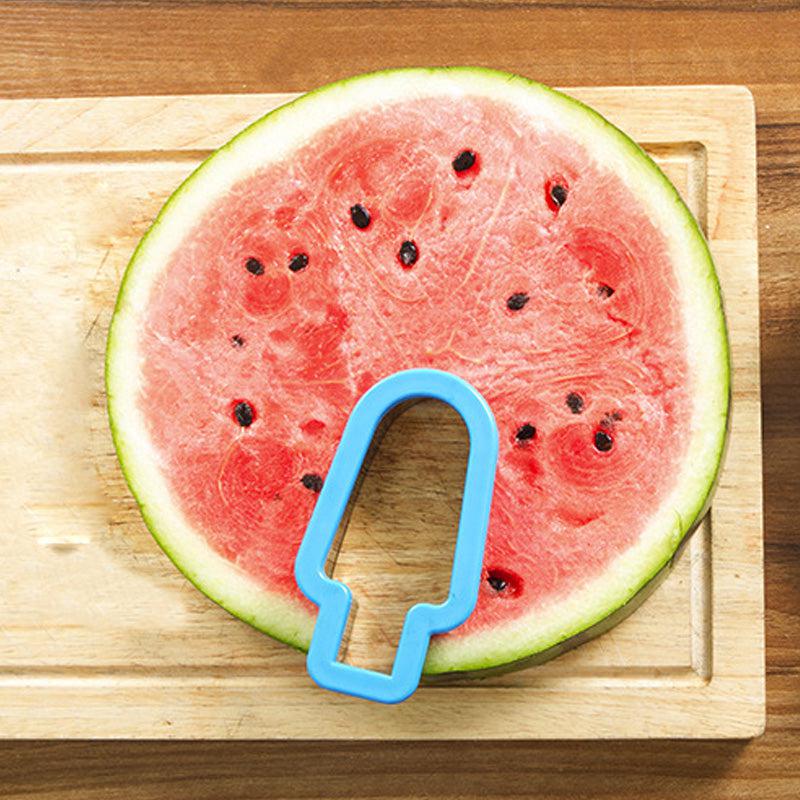 Watermelon slicer in ice cream on a stick