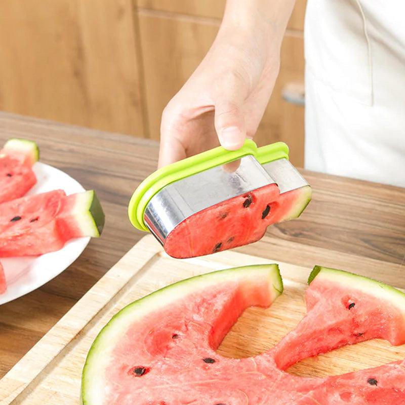 Watermelon slicer in ice cream on a stick