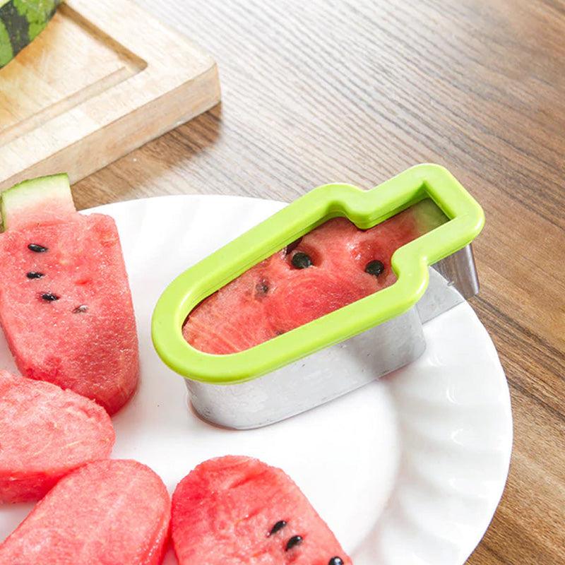 Watermelon slicer in ice cream on a stick