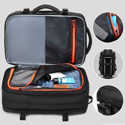 Waterproof computer backpack with usb charging port