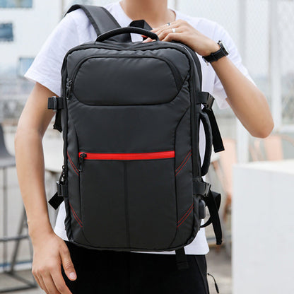 Waterproof computer backpack with usb charging port