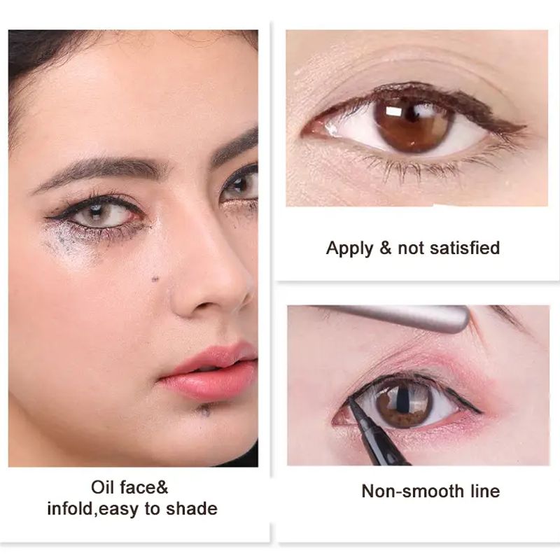 Waterproof fixed eyeliner - long-lasting and natural