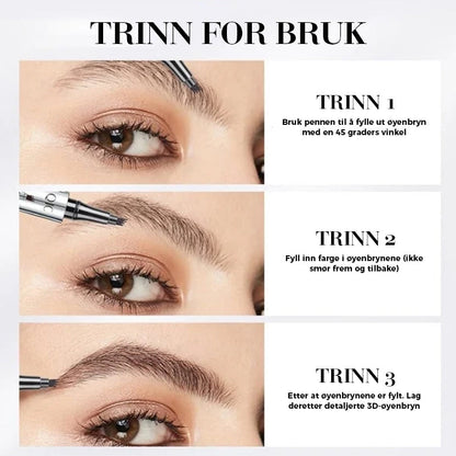 Waterproof microblading eyebrow pen - natural look