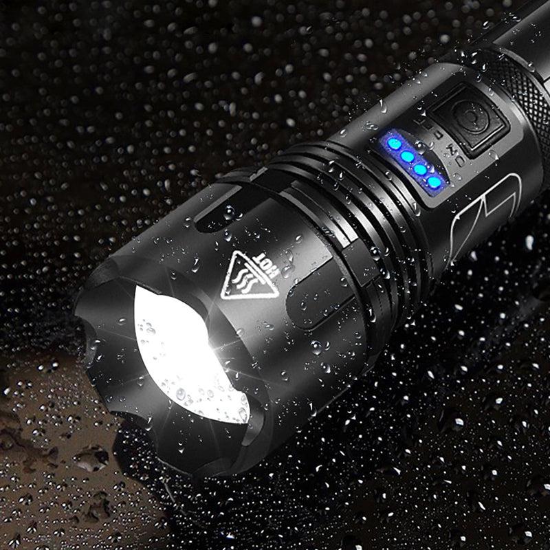 Waterproof military laser flashlight - high lumen and powerful