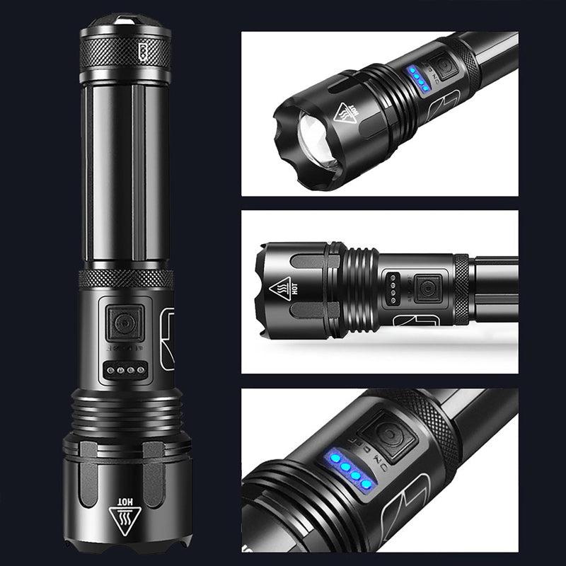 Waterproof military laser flashlight - high lumen and powerful