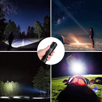 Waterproof military laser flashlight - high lumen and powerful