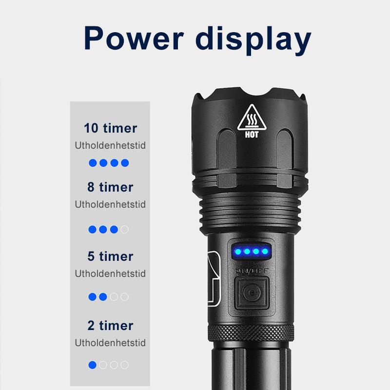 Waterproof military laser flashlight - high lumen and powerful