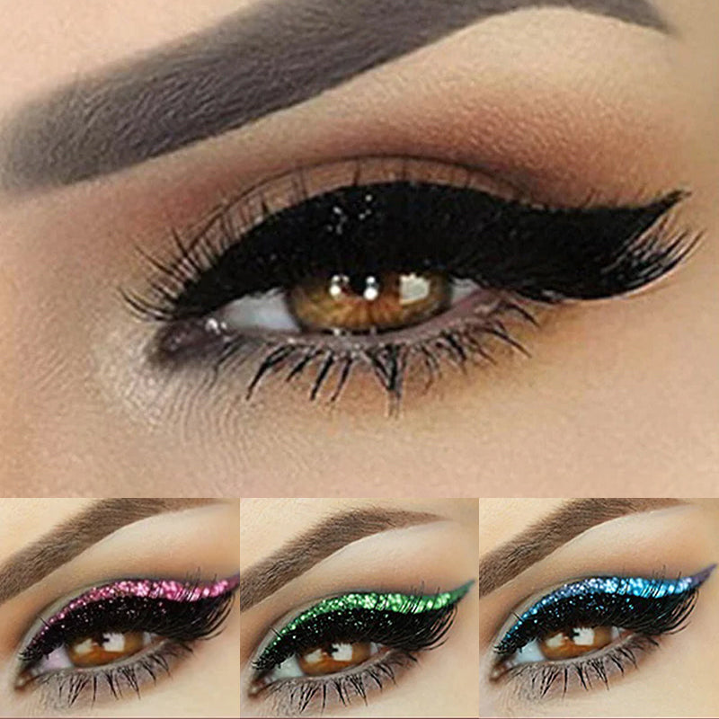 Waterproof and reusable eyeliner and lash stickers