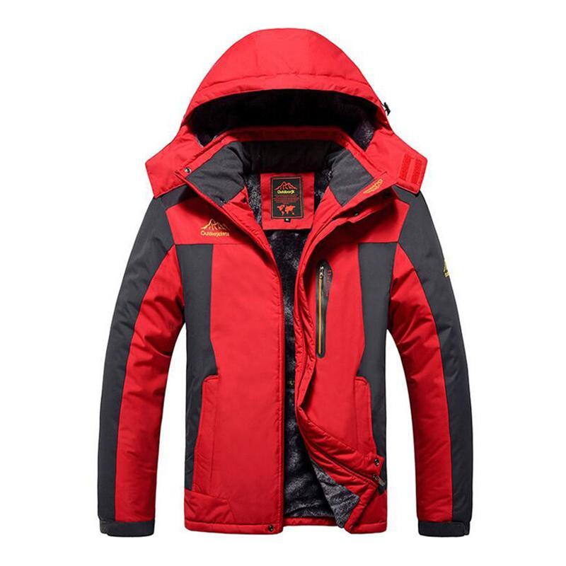 Waterproof breathable outdoor jacket for winter adventures