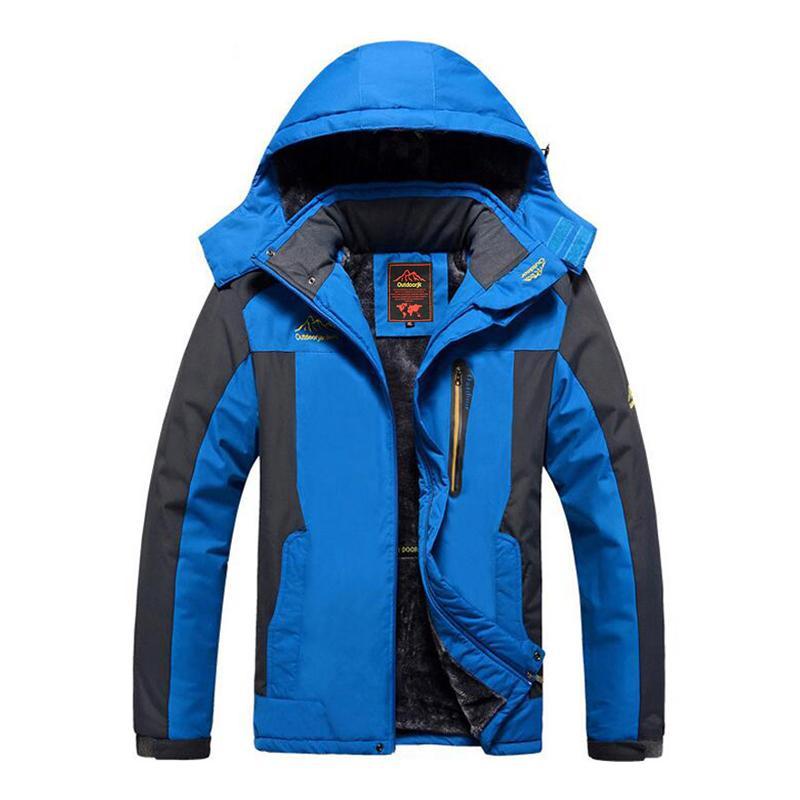 Waterproof breathable outdoor jacket for winter adventures