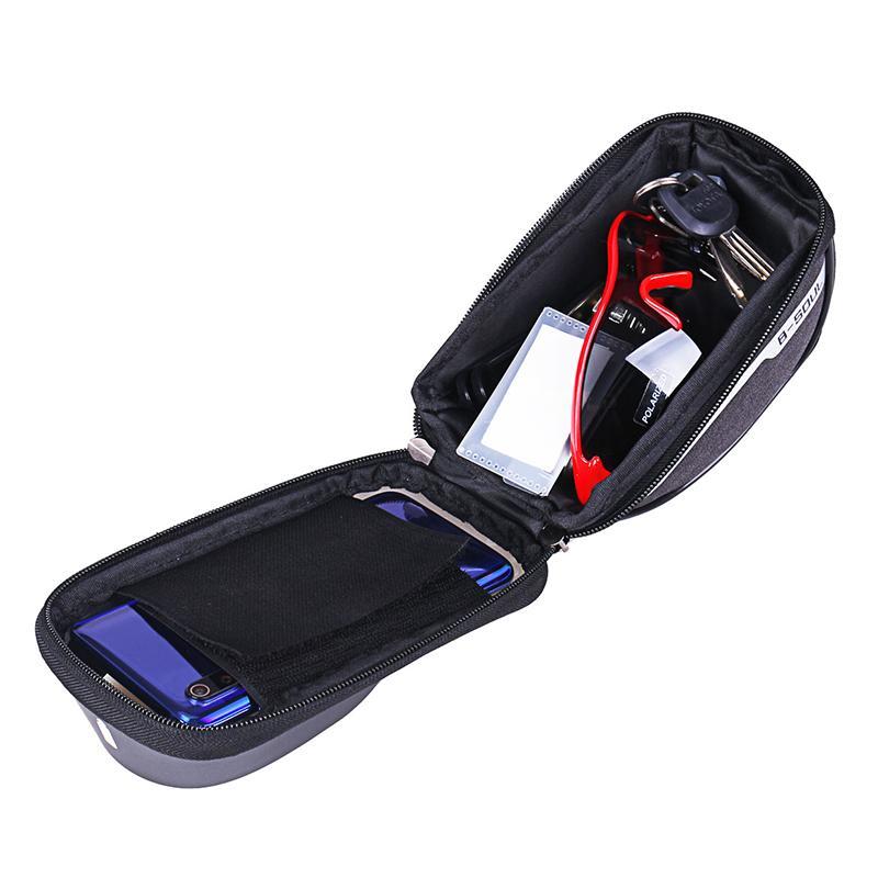 Waterproof bike bag with touch screen