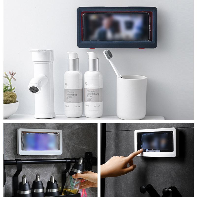 Waterproof phone holder for the bathroom - fits all phones