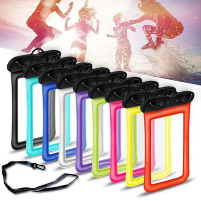 Waterproof phone case for mobile screens 5.2" - 6.8"