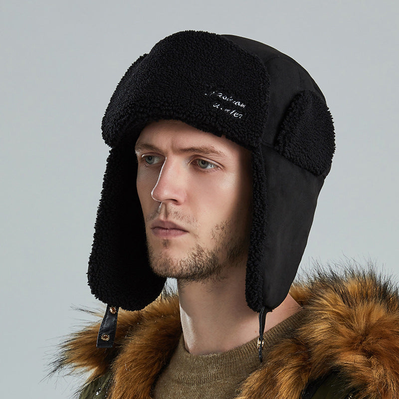 Warm and wind-resistant winter hunter hat for men